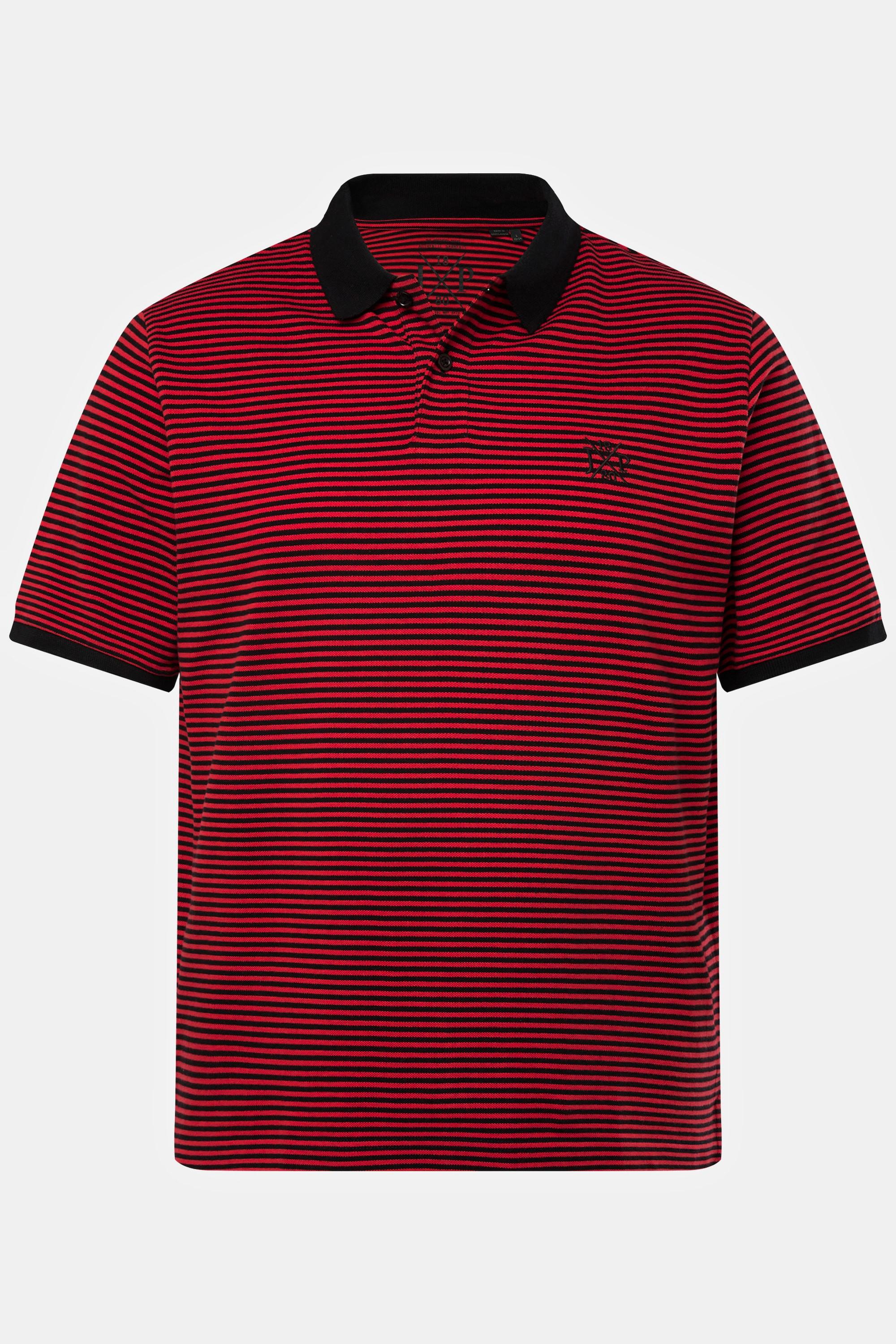 JP1880  Poloshirt, Halbarm, Piqué, Ringel 