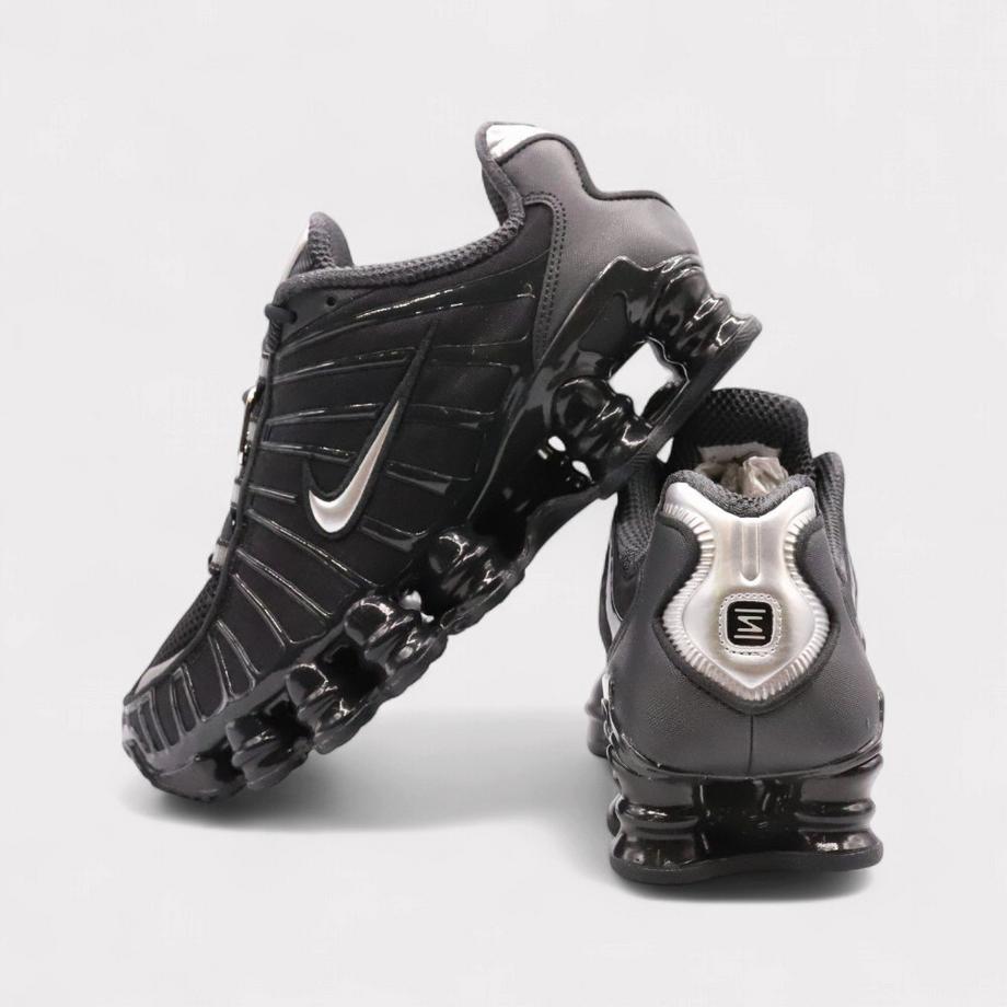 NIKE  Shox TL - Black Metallic Silver 
