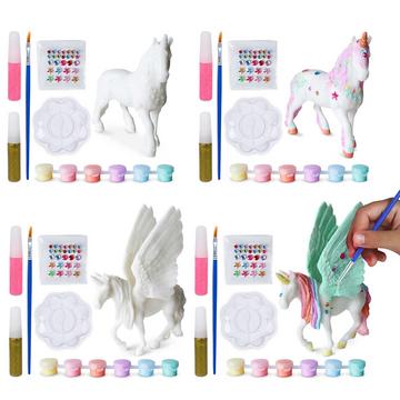 Einhorn-Geschenk für Kindergeburtstag, Färbeset