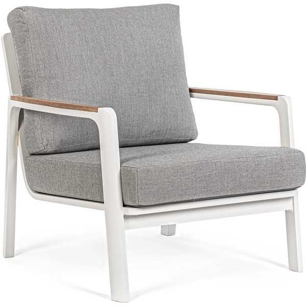 Image of Gartensessel Jalisco mit Kissen weiss Gartensessel Jalisco mit Kissen weiss