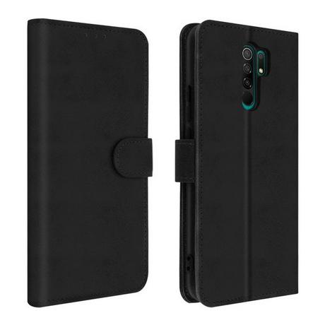 Avizar  Book Cover Xiaomi Redmi 9 Schwarz 