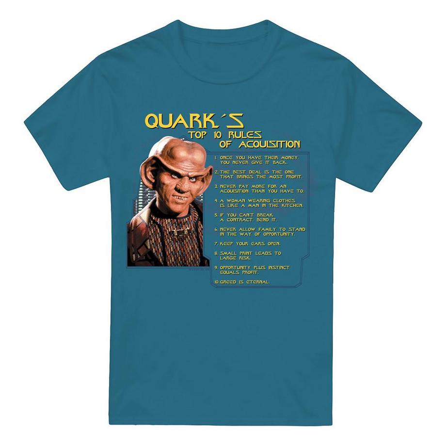 Star Trek Quarks Rules Bedrucktes T-Shirt  