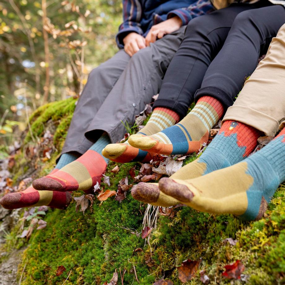 Darn Tough Vermont  Darn Tough Chaussettes Homme Mi-Mollet Randonnée Mérinos Sans Couture 