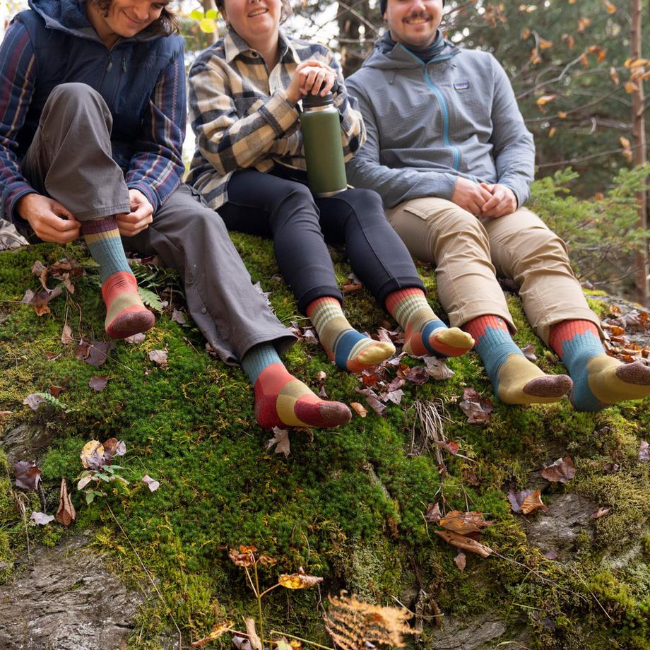 Darn Tough Vermont  Darn Tough Chaussettes Homme Mi-Mollet Randonnée Mérinos Sans Couture 