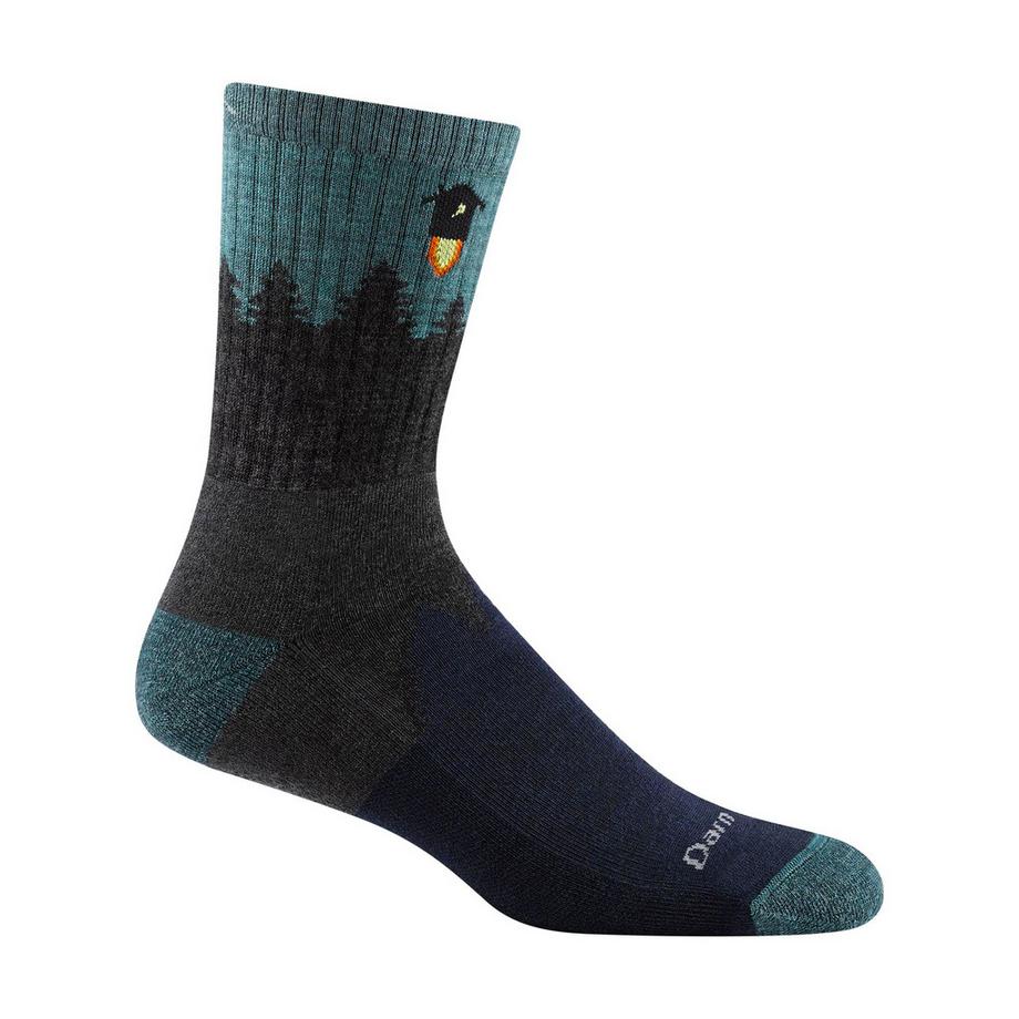 Darn Tough Chaussettes Homme Mi-Mollet Randonnée Mérinos Sans Couture