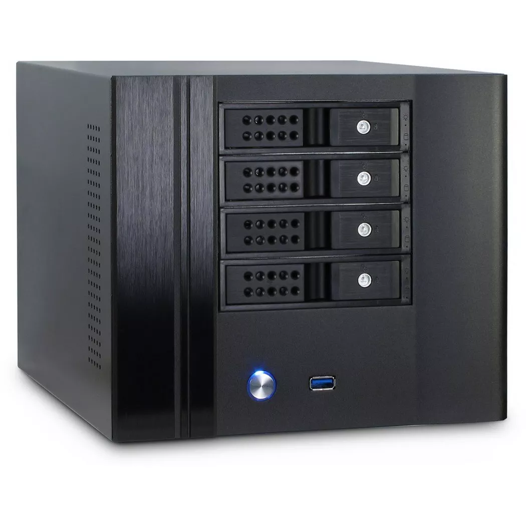 Inter-Tech SC-4004 Mini-Tower PC-Gehäuse Schwarz