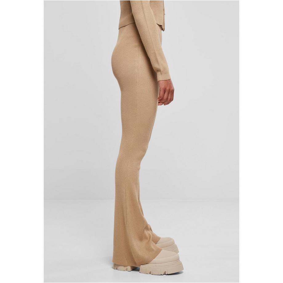 URBAN CLASSICS Legging Rib Bootcut Tricoté  