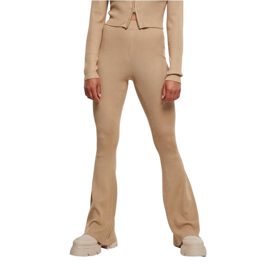 URBAN CLASSICS Legging Rib Bootcut Tricoté  