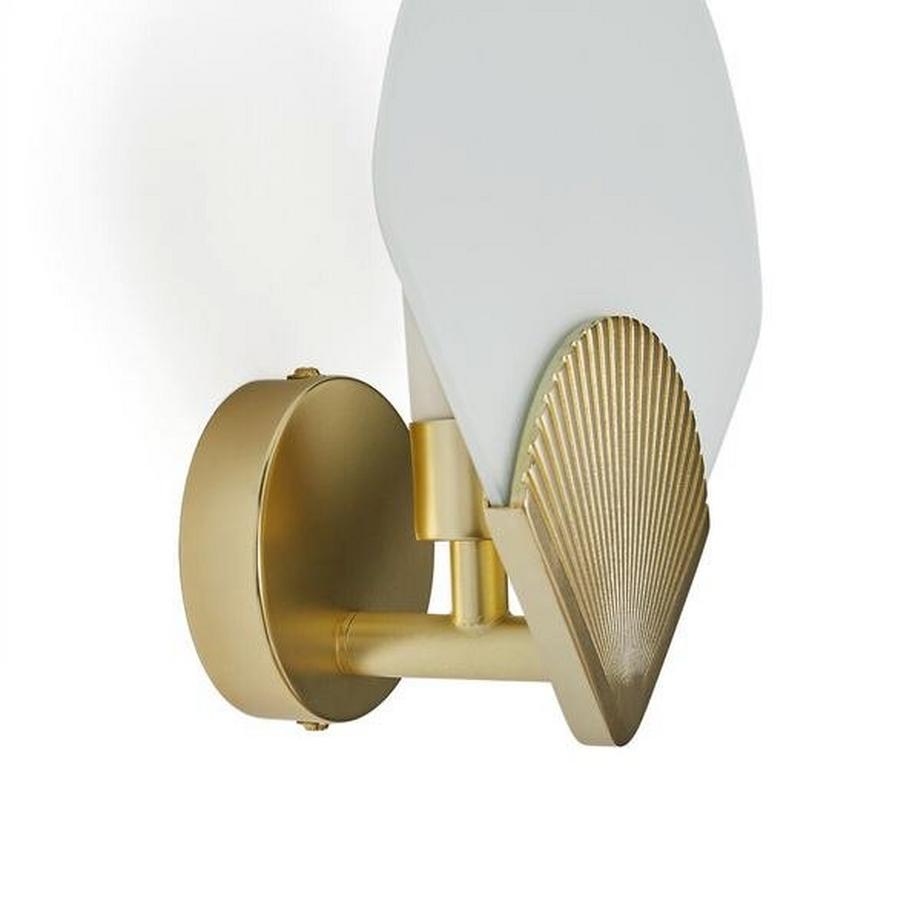 La Redoute Intérieurs Applique laiton et verre opaline  