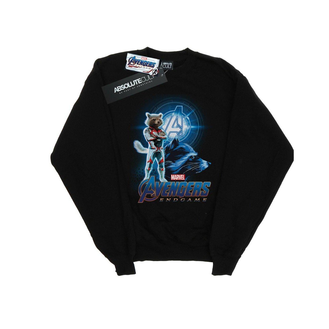 Image of Avengers Endgame Rocket Team Suit Sweatshirt Damen Schwarz XXL