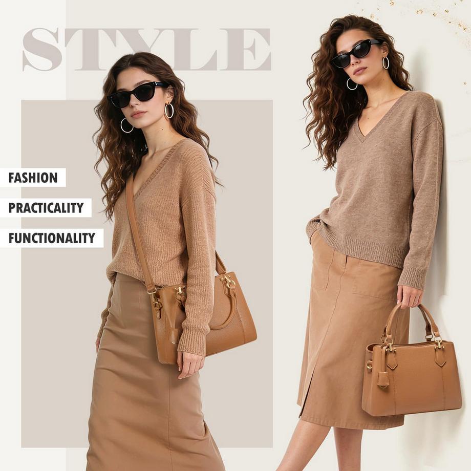 Only-bags.store Mittelgroße Handtasche mit verstellbarem Schultergurt  