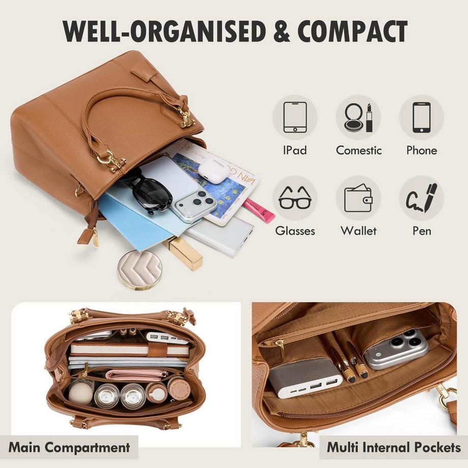 Only-bags.store Mittelgroße Handtasche mit verstellbarem Schultergurt  