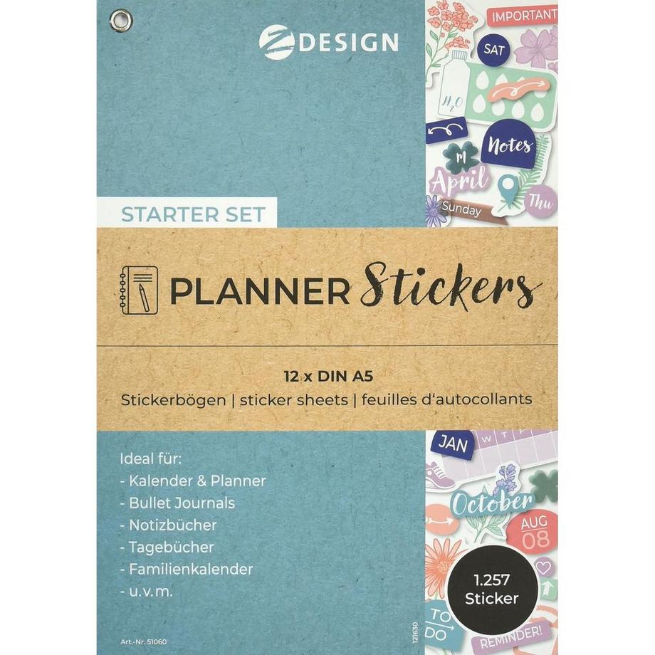 Z-DESIGN autocollants motivants pour planificateur - Ensemble de démarrage  