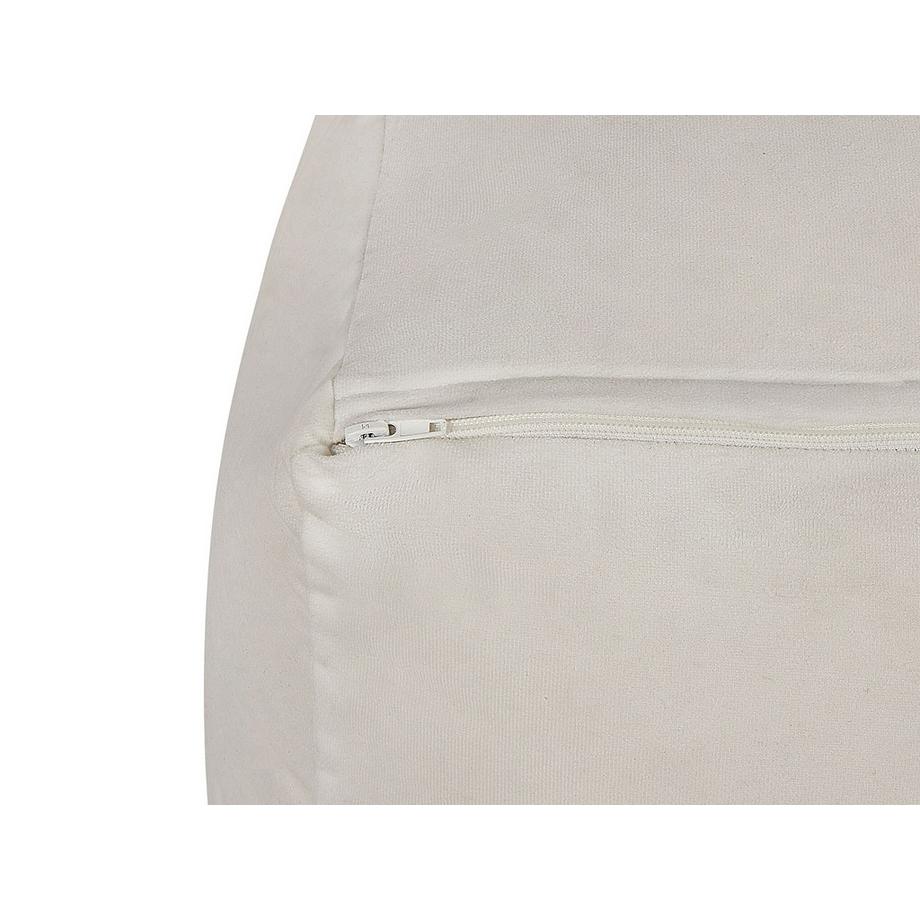 Beliani Pouf en Velours Traditionnel DAREYN  