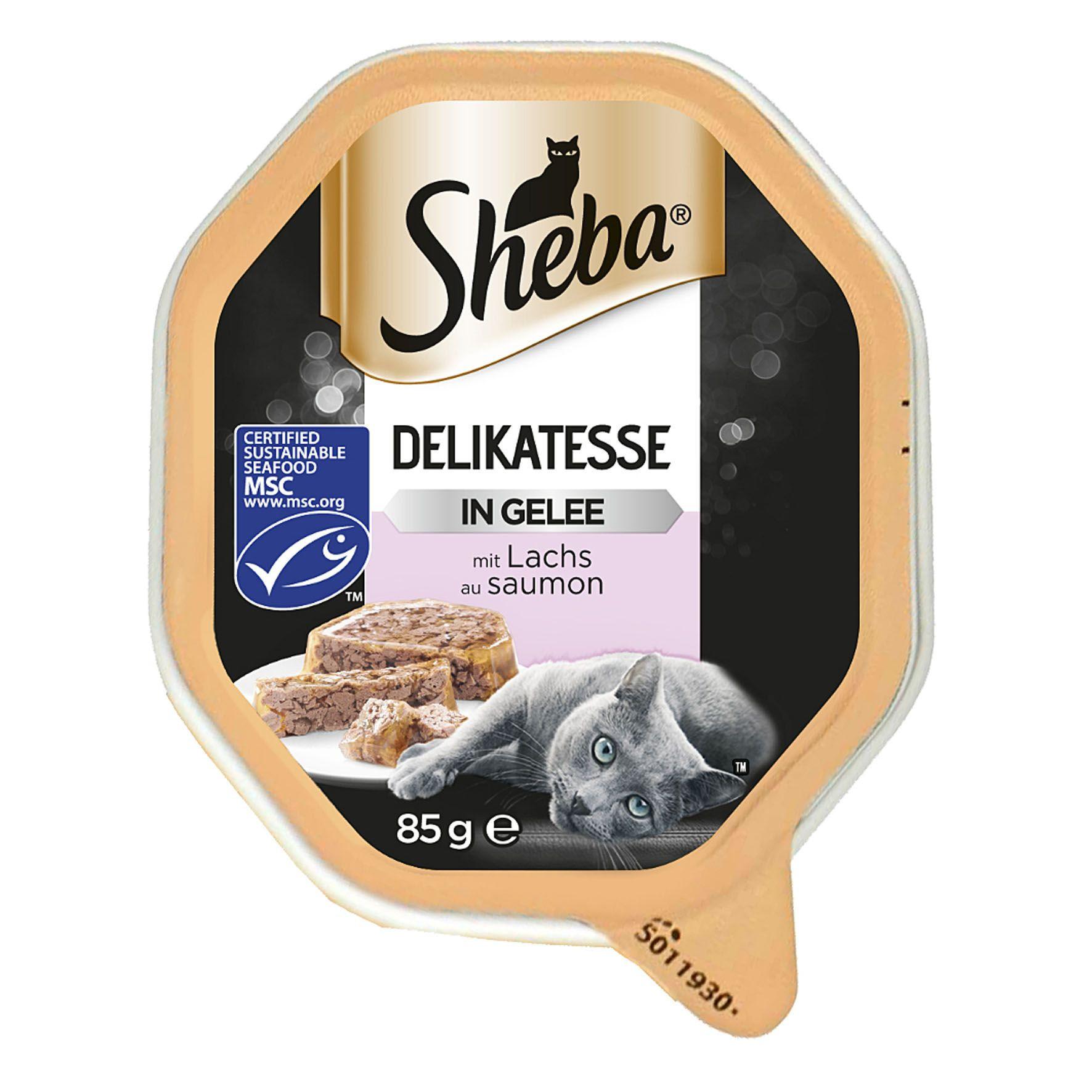 SHEBA  Delikatesse in Gelee mit Lachs - Multipack 