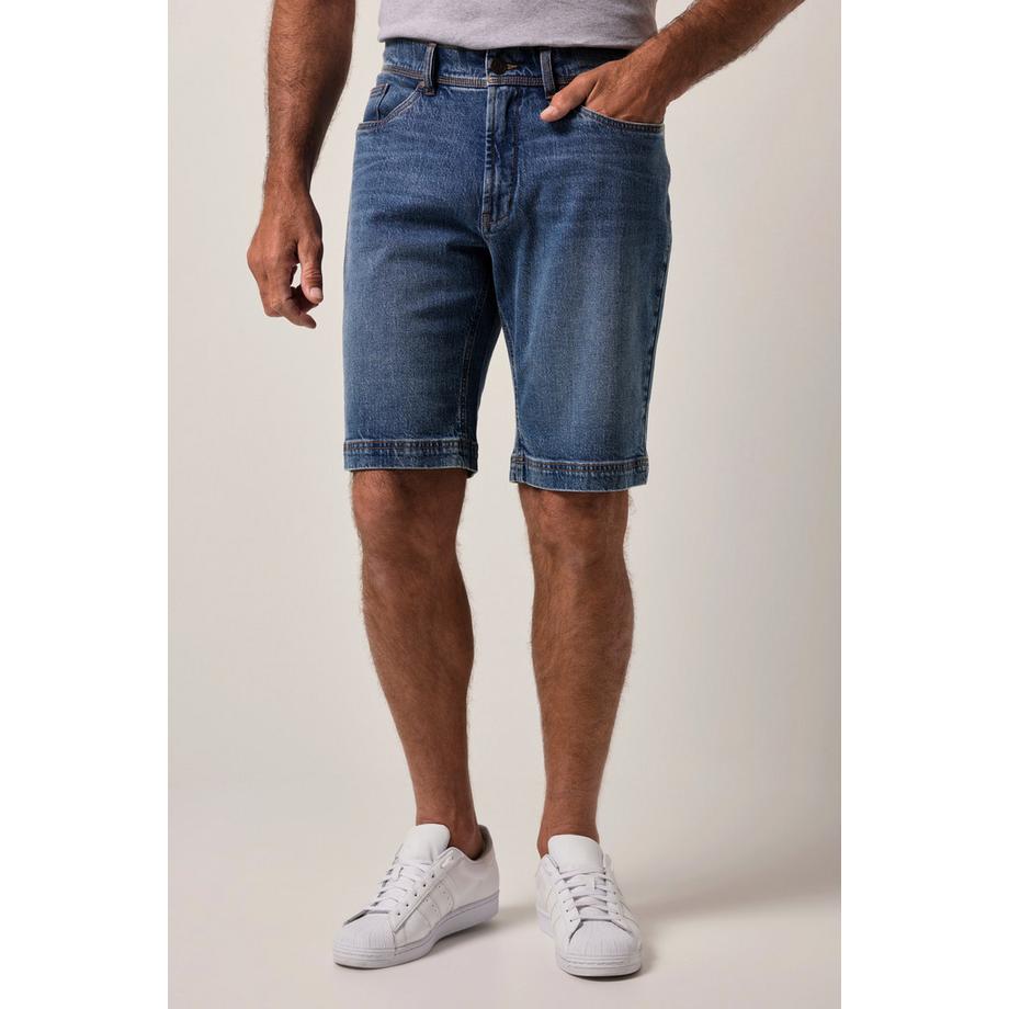 JP1880 Denim FLEXNAMIC Vintage Look Loose Fit 5-Pocket Bermuda Jeans  