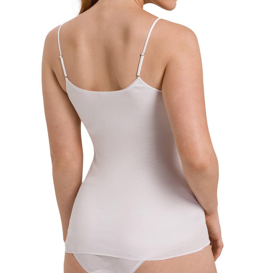 HANRO Cotton Seamless Top à Bretelles Spaghetti  