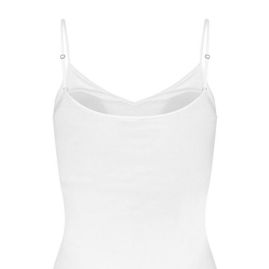 HANRO Cotton Seamless Top à Bretelles Spaghetti  