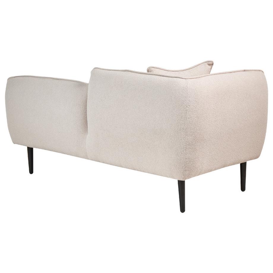 Beliani Linksseitige Chaiselongue aus Bouclé  CHEVANNES  