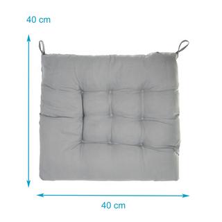 Intirilife Intirilife 4x Coussins de chaise à attacher  