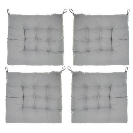 Intirilife Intirilife 4x Coussins de chaise à attacher  