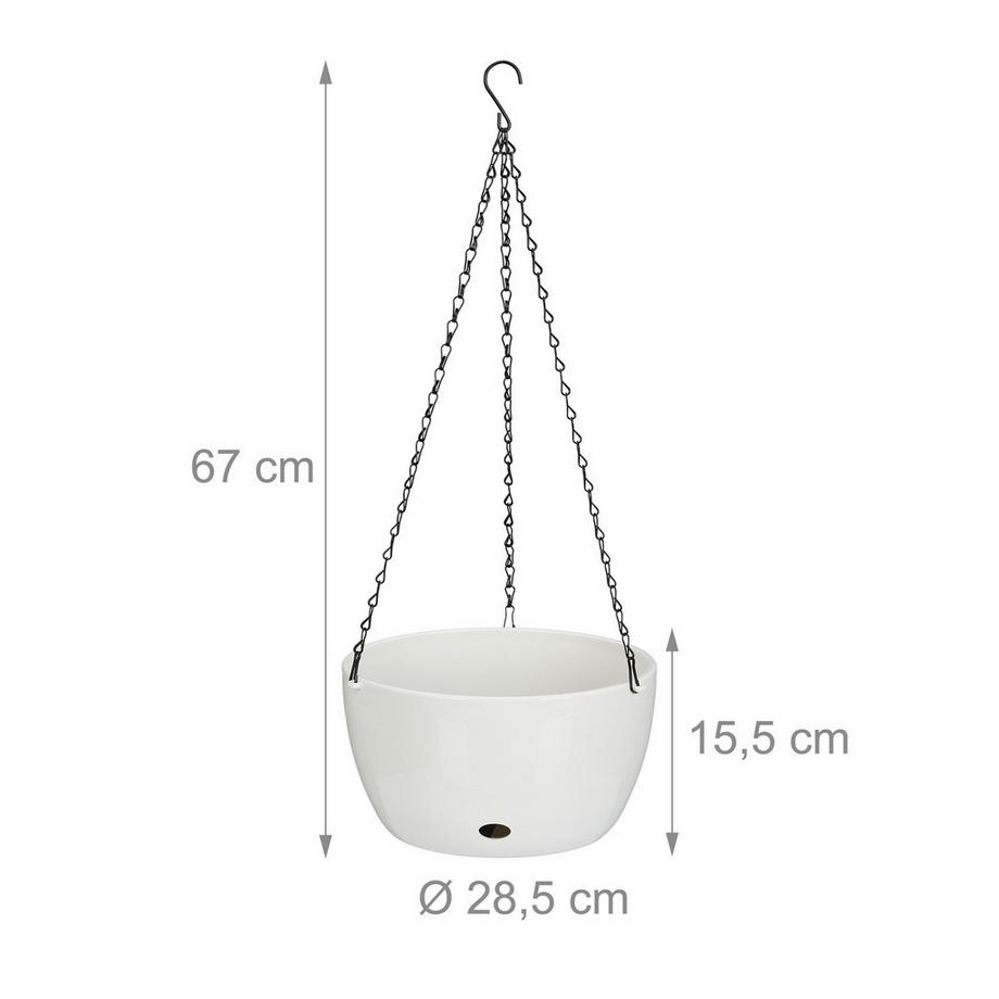 B2X 2 Hängekörbe mit Wasserbehältern - XL  