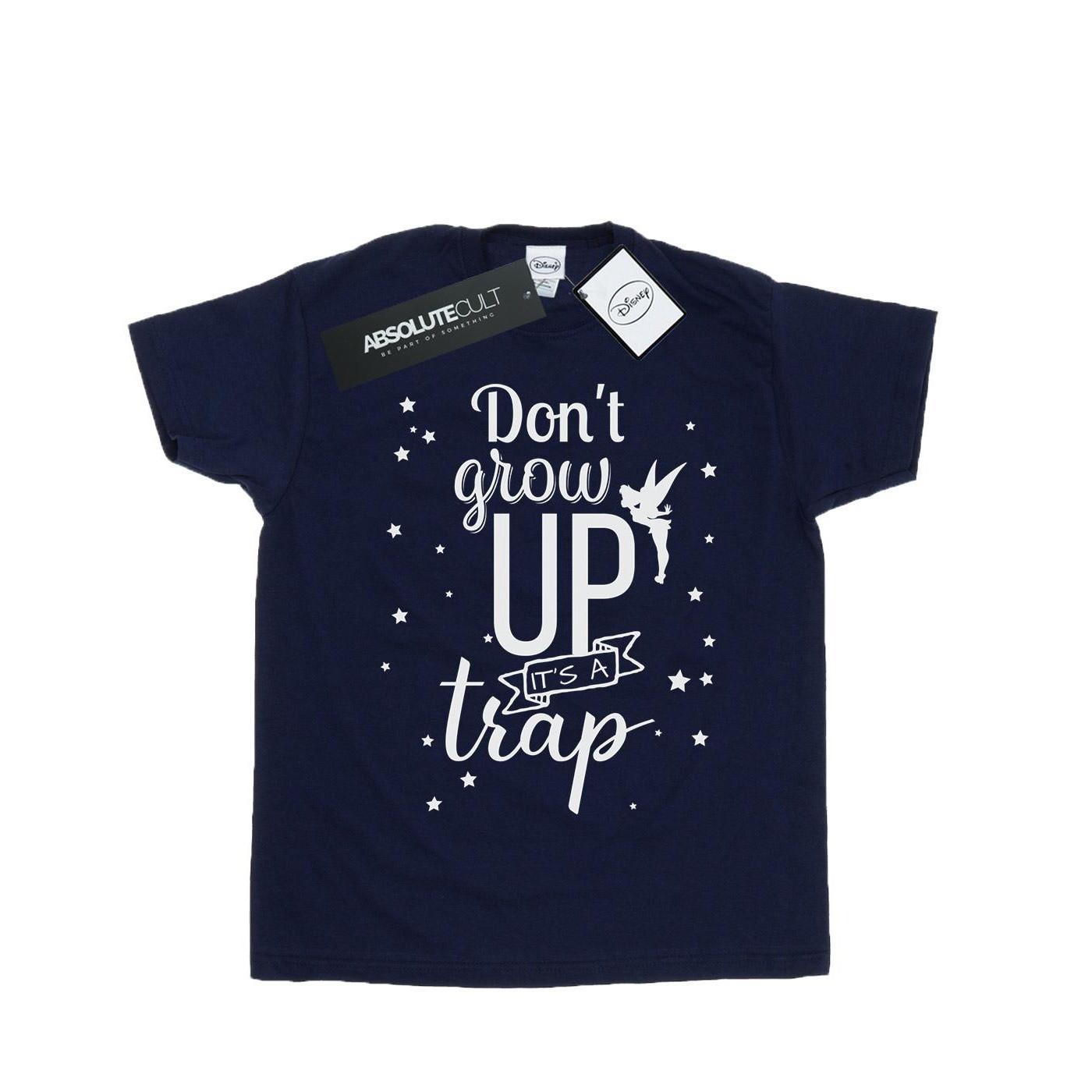 Image of Tinker Bell Don't Grow Up Tshirt Damen Marine XXL