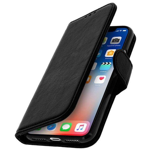 Avizar  Custodia a libro Nero iPhone X / XS 