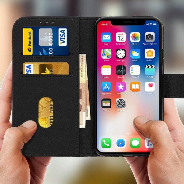 Avizar  Étui portefeuille Apple iPhone XS et X 