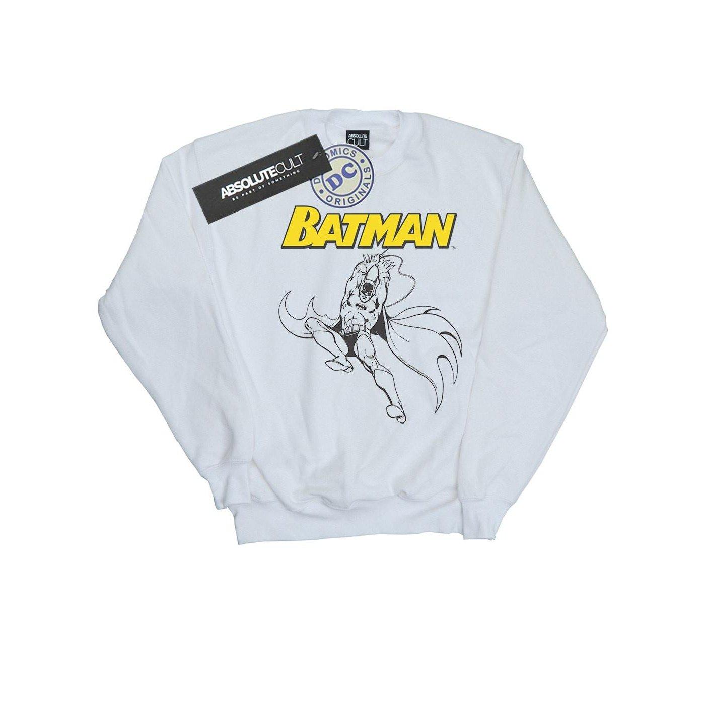 Image of Batman Jump Sweatshirt Damen Weiss XXL