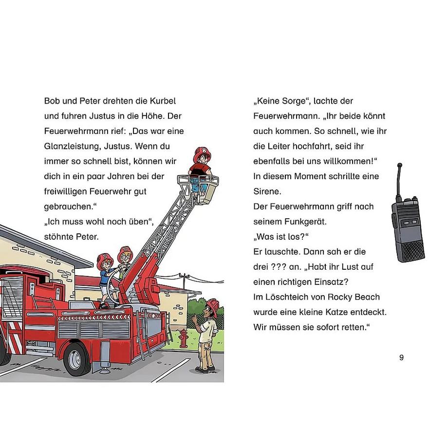 Die drei ??? Kids, Bücherhelden 2. Klasse, Feuerwehr-Alarm Blanck, Ulf; Pfeiffer, Boris; Gumpert, Steffen (Illustrationen) Gebundene Ausgabe 