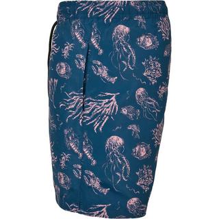 URBAN CLASSICS Gemusterte Badeshorts  