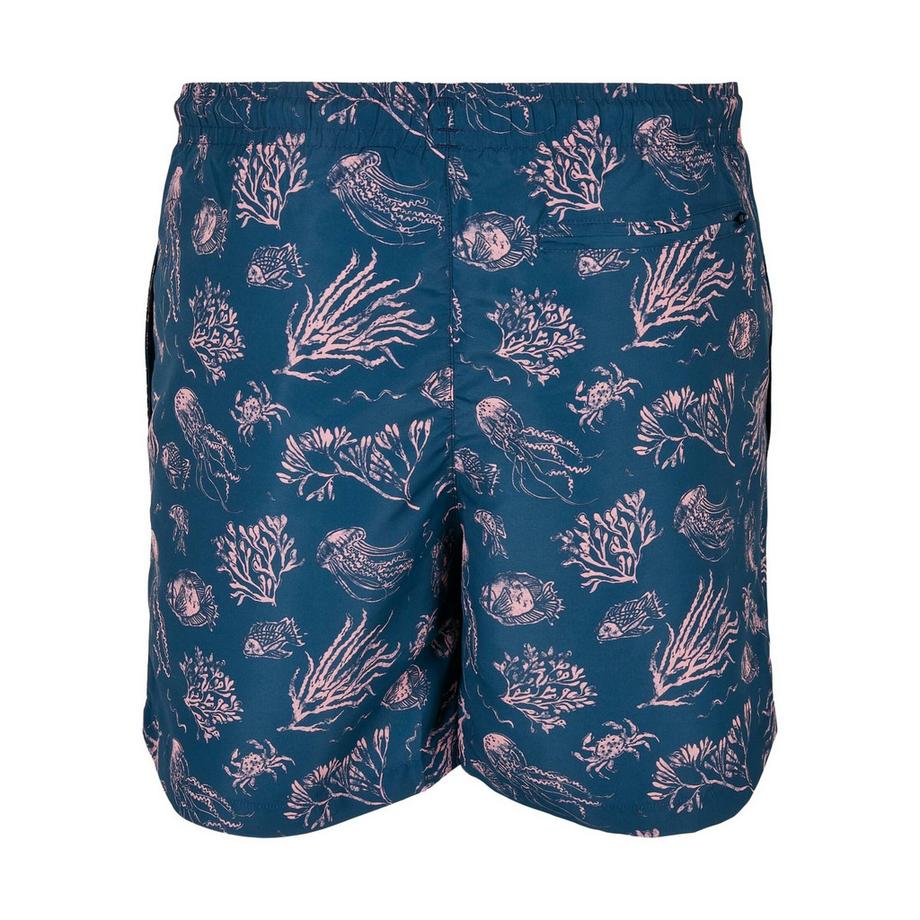 URBAN CLASSICS Gemusterte Badeshorts  