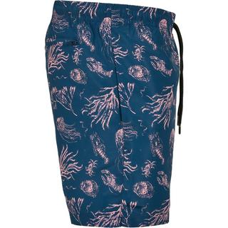 URBAN CLASSICS Gemusterte Badeshorts  