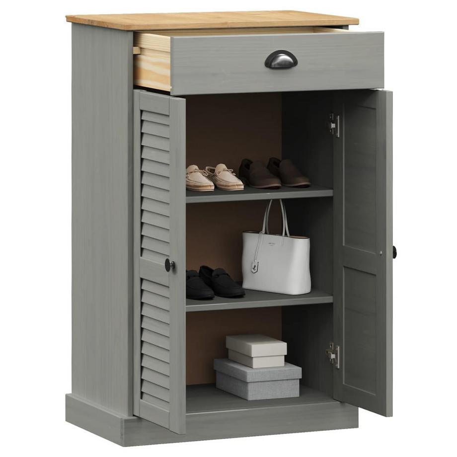 VidaXL Armoire à chaussures bois  