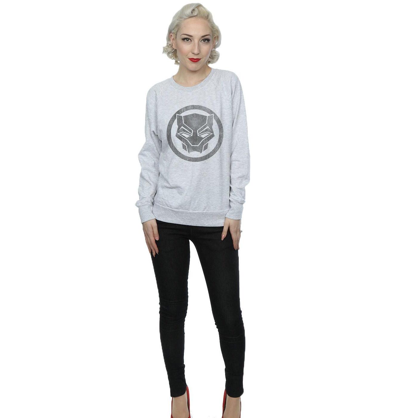 MARVEL  Panthère noire Sweatshirt avec icônes en relief 