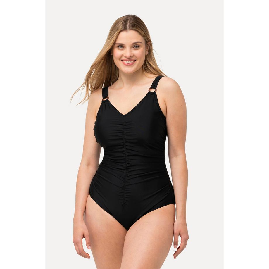 Ulla Popken Maillot de bain motif cactus bonnets souples anneaux fantaisie  