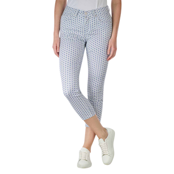 Ornella 5-Pocket Pants Slim Fit Graphic Print