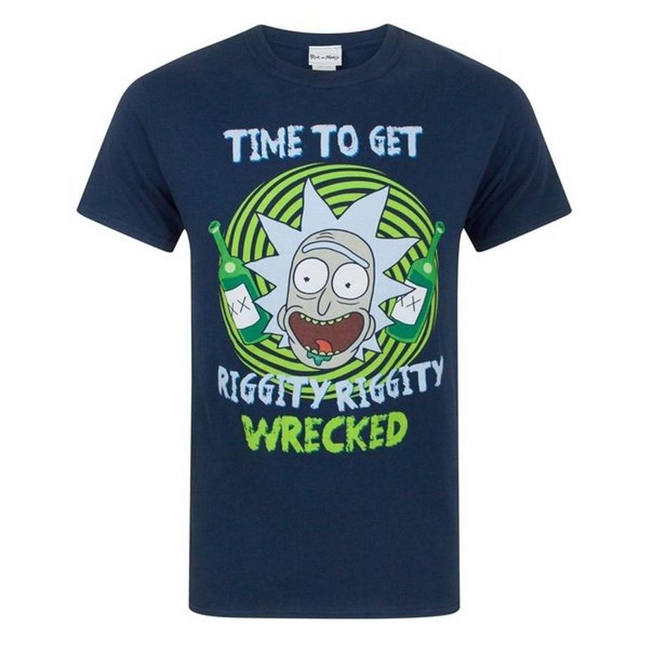 Rick And Morty Riggity Riggity Wrecked T-Shirt  