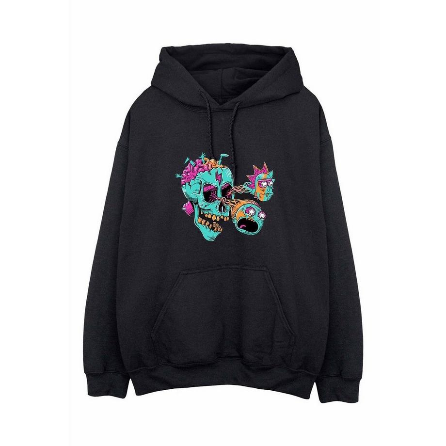 Rick And Morty Rick and Morty Sweat à Capuche Graphique Crâne  