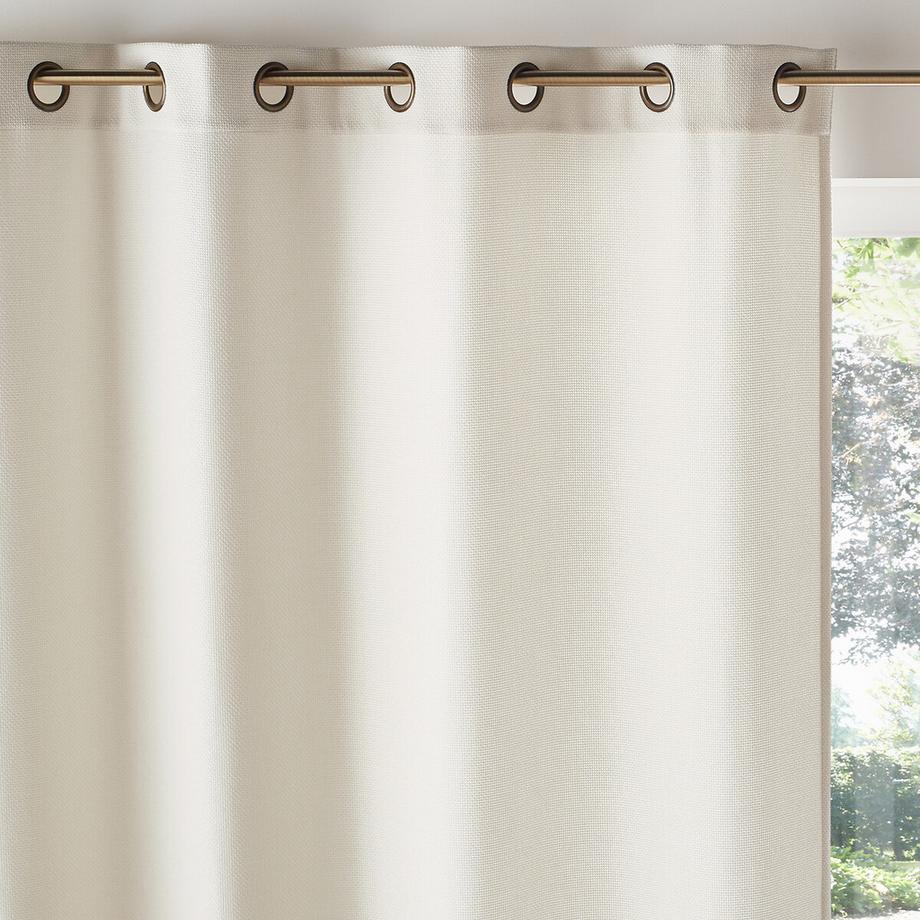 La Redoute Intérieurs  Vorhang mit Natté-Optik und Ösen 