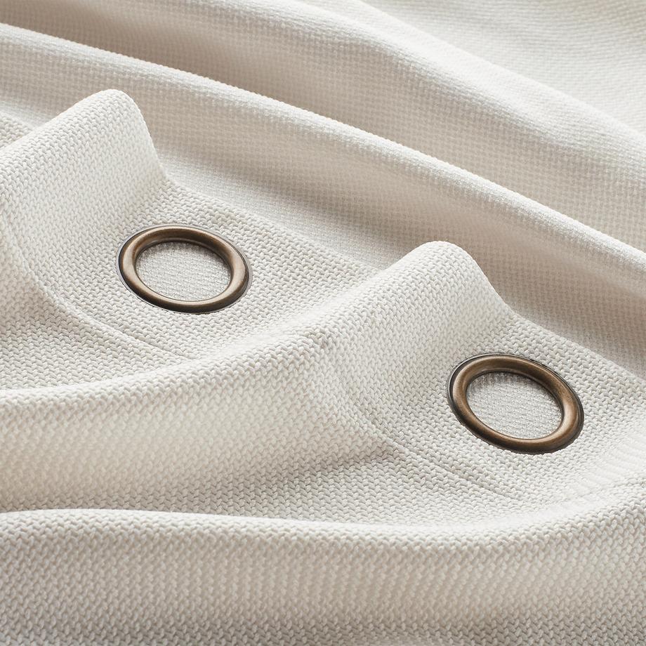 La Redoute Intérieurs  Vorhang mit Natté-Optik und Ösen 