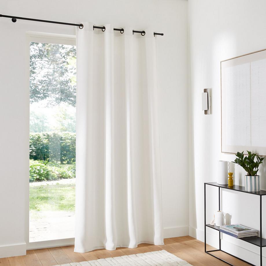 La Redoute Intérieurs  Vorhang mit Natté-Optik und Ösen 