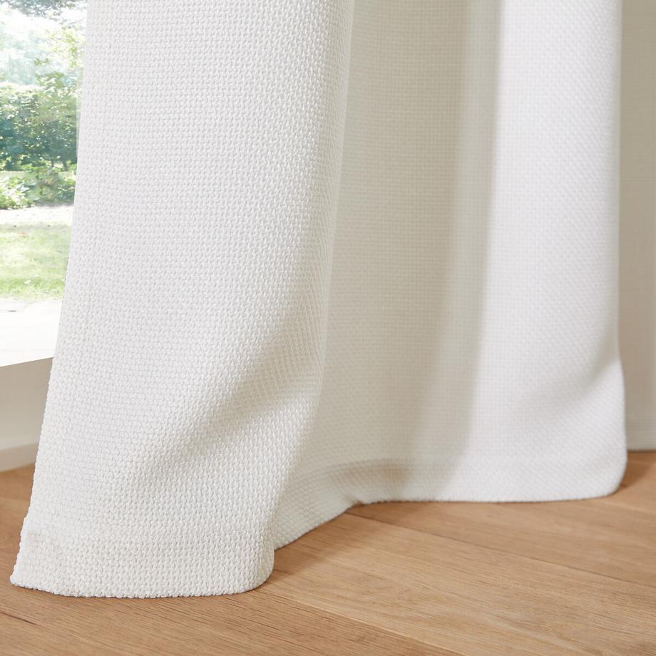 La Redoute Intérieurs  Vorhang mit Natté-Optik und Ösen 