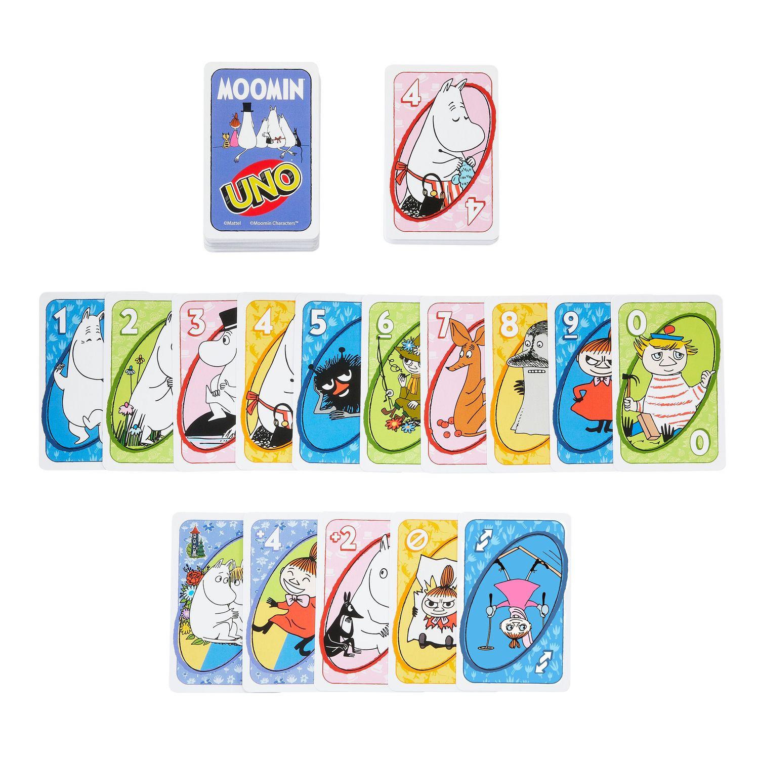 Moomin  Uno Moomin-Kartenspiel 
