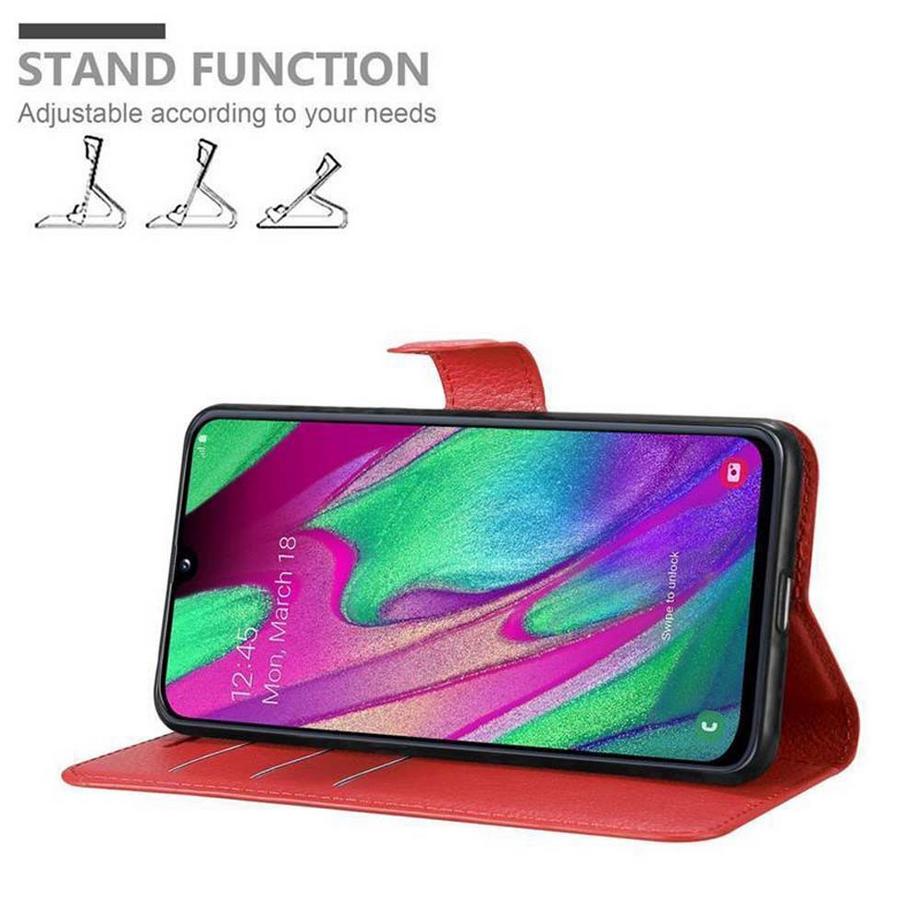 Cadorabo  Hülle für Samsung Galaxy A40 Standfunktion, Kartenfach 
