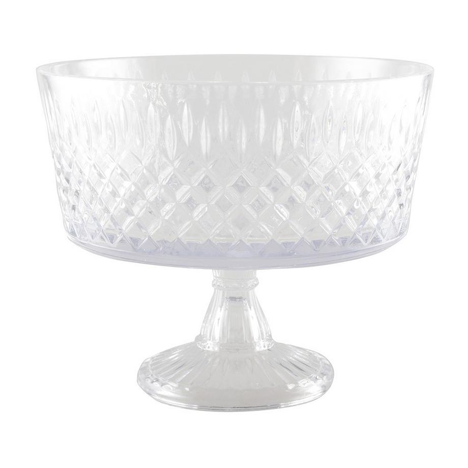 Aulica  GLASSCHALE AUF FUß 25X25CM 