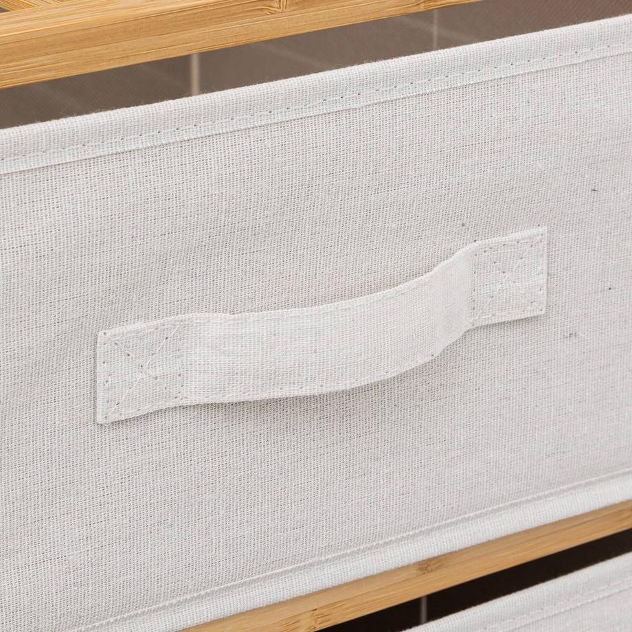 5five Rangement de salle de bain - 3 Tiroirs - Bambou  