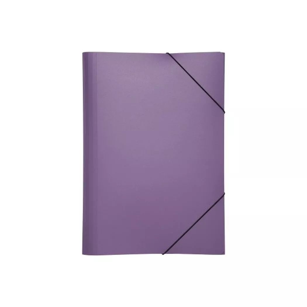 Pagna -  Gummizugmappe Trend PP A4 21613-12 3 Klappen lila, 21cm