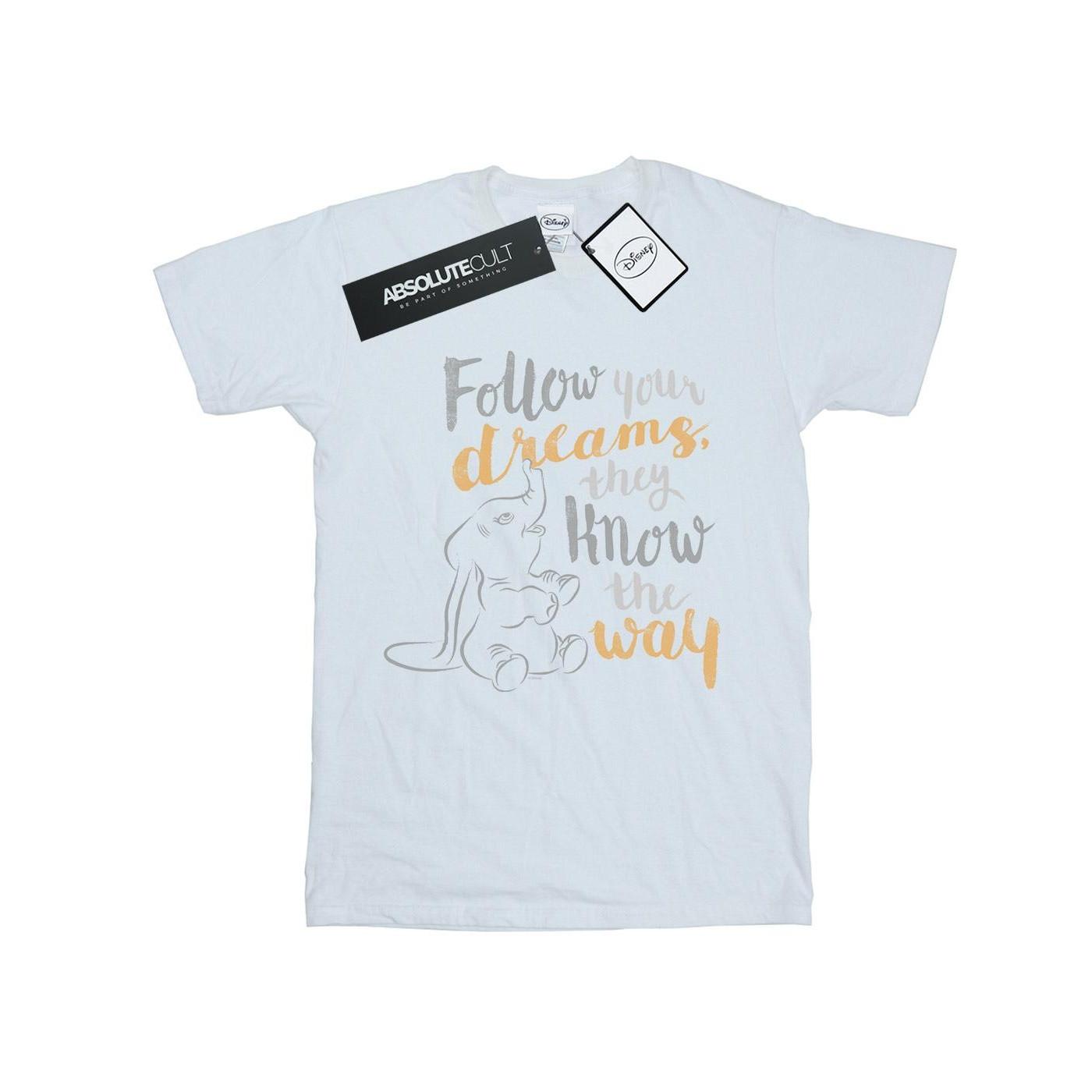 Image of Dumbo Follow Your Dream Tshirt Herren Weiss XL